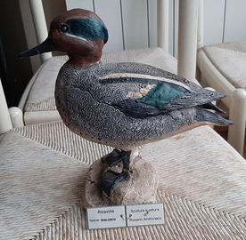 Alzavola in scultura di argilla e dimens. naturali