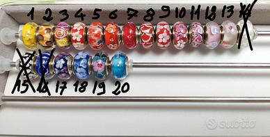 Charm in Vetro di Murano e Argento 925