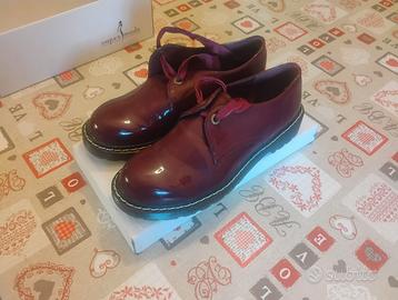 SCARPE DONNA COL WINE RED MIS. 41 LACCATE