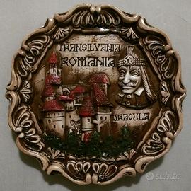 Piatto da Parete Conte Dracula Quadro Arte Horror