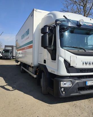 IVECO 120E250 EURO 6 FURGONE 7,6 MT+PEDANA 1500 KG
