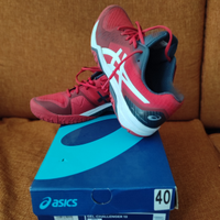 Scarpa da Padel Asics Gel-Challenger bianco/rosso