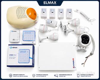 Allarme Elmax + 5 Cam EZVIZ 2K 1 anno di vita