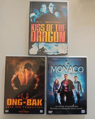 Lotto DVD Arti marziali + box