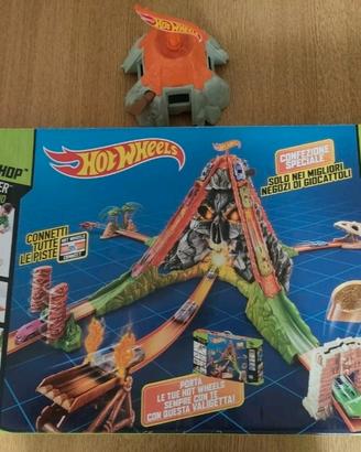 Pista "hot wheels" vulcano usata,completa