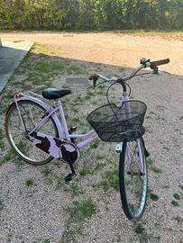 Bicicletta Donna Vintage Olanda 28" Lilla "