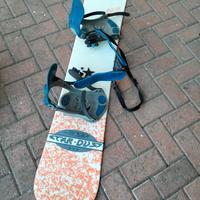 Tavola da Snowboard con 2 paia di attacchi inclusi