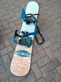 Tavola da Snowboard con 2 paia di attacchi inclusi