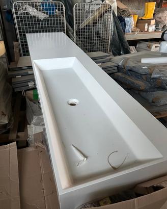 lavandino/lavabo in corian bagno