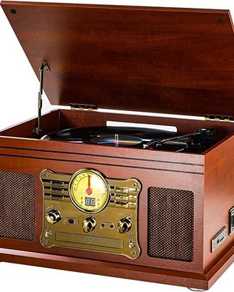 Giradischi Vinile Bluetooth altoparlanti stereo