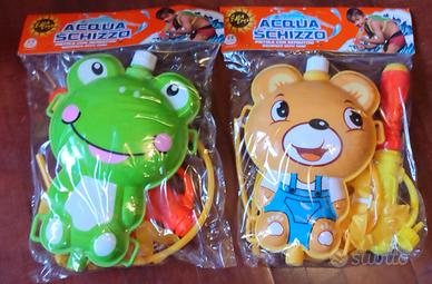 kit 2 pezzi pistola acqua schizzi con  serbatoio 