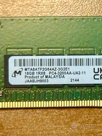 RAM Micron 16GB DDR4 3200MHz PC4-3200AA (UDIMM)