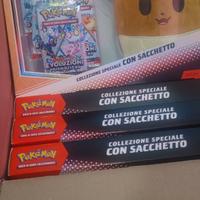 Pokémon collezione con sacchetto di eevee