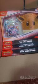 Pokémon collezione con sacchetto di eevee
