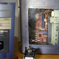 Case PC Desktop con relativa scheda madre