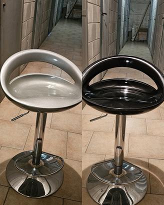 Coppia sgabelli moderni regolabili