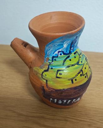 Anfora in terracotta con fischietto 