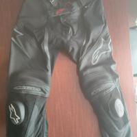 pantaloni Alpinestars pelle tg54