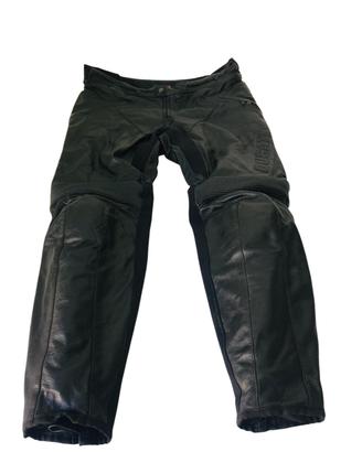 PANTALONE DUCATI UOMO TG 52 PELLE COD 31 NERO NUOV