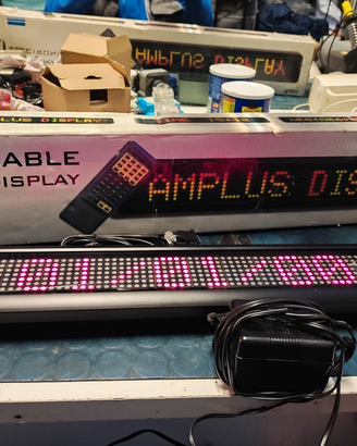Insegna luminosa programmabile amplus
