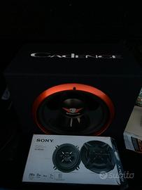 Subwoofer CADENCE e casse Sony
