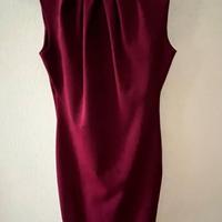 Tubino aderente amaranto