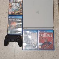 PS4 Slim 500gb+Controller+4 videogiochi