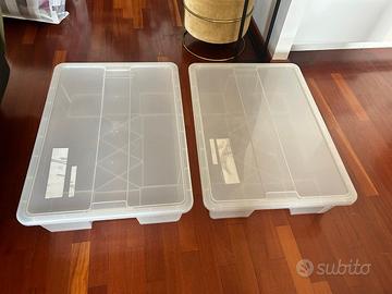 2 contenitori in plastica Ikea