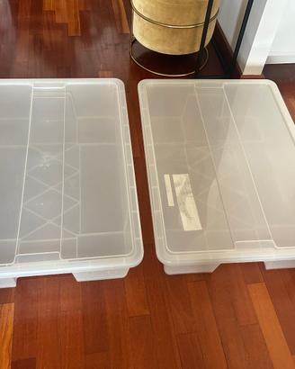 2 contenitori in plastica Ikea