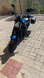 Moto Harley -Davidson Street 750 blu.