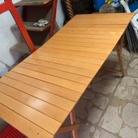 Tavolo Pieghevole in Legno - Ideale per Esterno