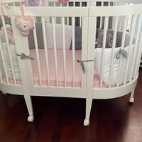 Culla Pali Lab 03 + kit trasformazione in lettino