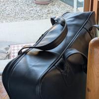 Borsa vintage vera pelle nera 
