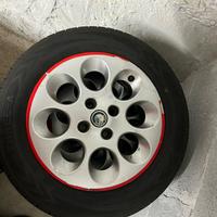 Cerchi Alfa 14’’ 4x98 J6 + gomme M+S 2025 - dritti
