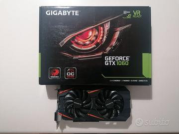 Scheda video Gigabyte GTX 1060 6GB WINDOFORCE OC