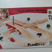 Pista in legno PlanCity della Plan Toys