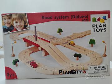 Pista in legno PlanCity della Plan Toys