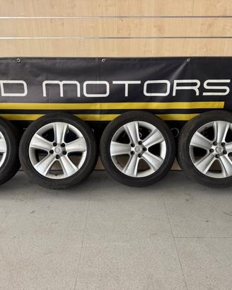 4 Cerchi in Lega Audi Originali 17" 5x112 + Gomme