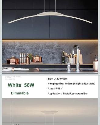 Lampadario a sospensione a led