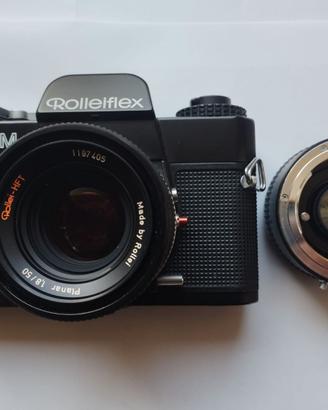 Rolleiflex SL35M + planar 50mm 1.8+converter 2X