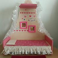 Frade Mobili Legno Letto Reale Vintage Rarissimo