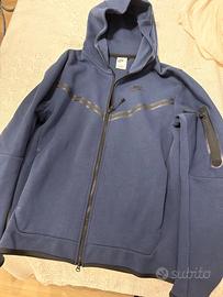 Felpa Nike Tech Fleece Blu Notte