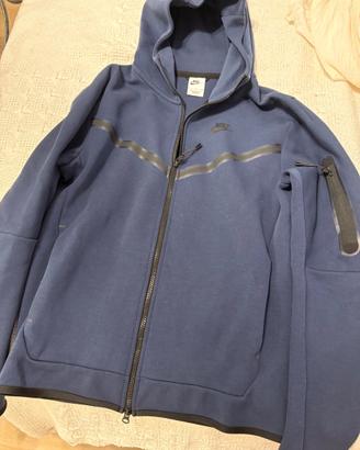 Felpa Nike Tech Fleece Blu Notte