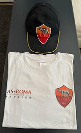 A. S. Roma maglietta cappellino e penna