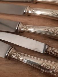 Servizio coltelli in Argento 800 punzonato 500 gr.