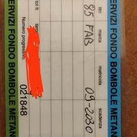 Bombola metano Faber 85 lt