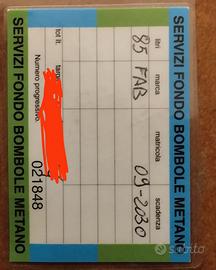 Bombola metano Faber 85 lt