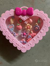 Scatola anelli gioco bambina