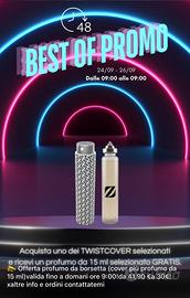 Profumo tascabile  uomo/donna compreso di cover