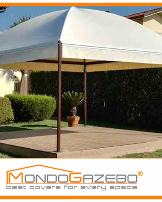 gazebo Sun plus copertura fissa tettoia